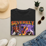 Severely Acoustic Original Dark Humor Graphic Tee - Back View | INKHAUS