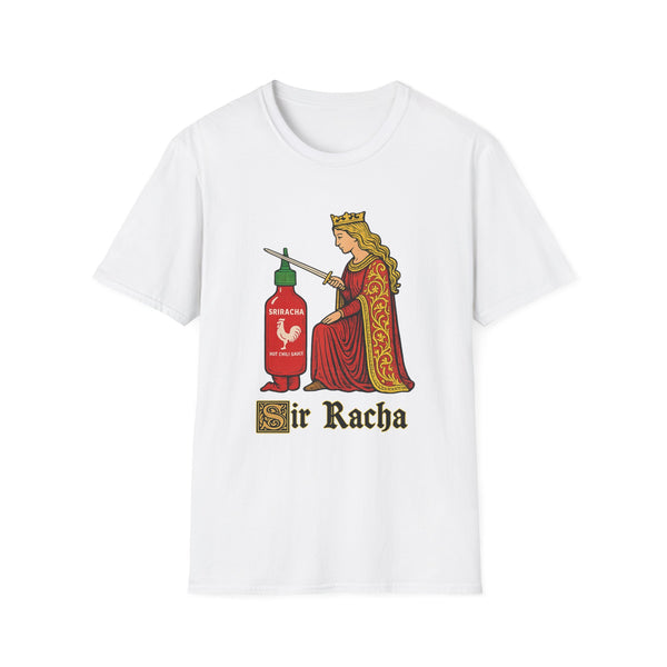 Sir Racha Hot Sauce Wordplay Graphic Tee - Back View | INKHAUS