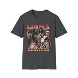 Ligma Survivor Internet Meme Graphic Tee - Back - Alt Color | INKHAUS