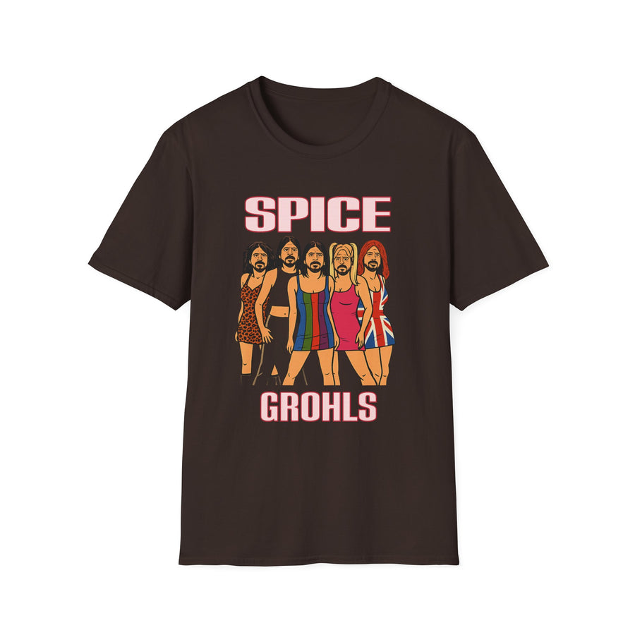 Spice Grohls Rock Humor Oversized Graphic Tee - Front - Alt Color | INKHAUS