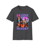 I Love Miners Dark Humor Graphic Tee - Back - Alt Color | INKHAUS