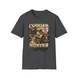 Cougar Hunter Dark Humor Oversized Tee - Back - Alt Color | INKHAUS