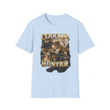 Cougar Hunter Dark Humor Oversized Tee - Lifestyle View | INKHAUS