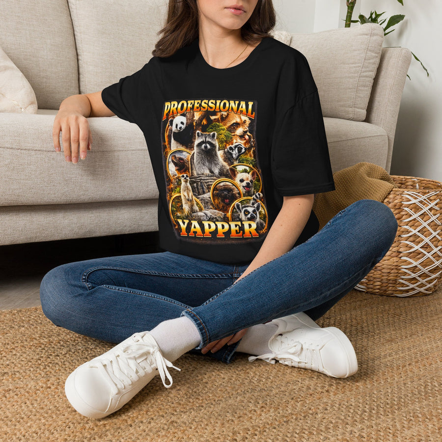 Professional Yapper Dark Humor Graphic Tee - Back View | INKHAUS