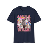 Alpha Male Heavyweight Streetwear Tee - Detail Shot | INKHAUS
