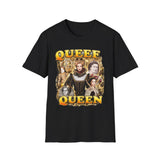 Queef Queen Dark Humor Graphic Tee - Front View | INKHAUS