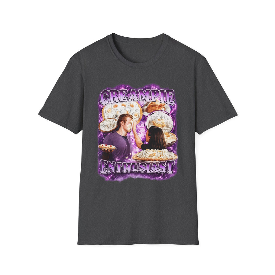 Creampie Enthusiast Retro Food Humor Tee - Back - Alt Color | INKHAUS