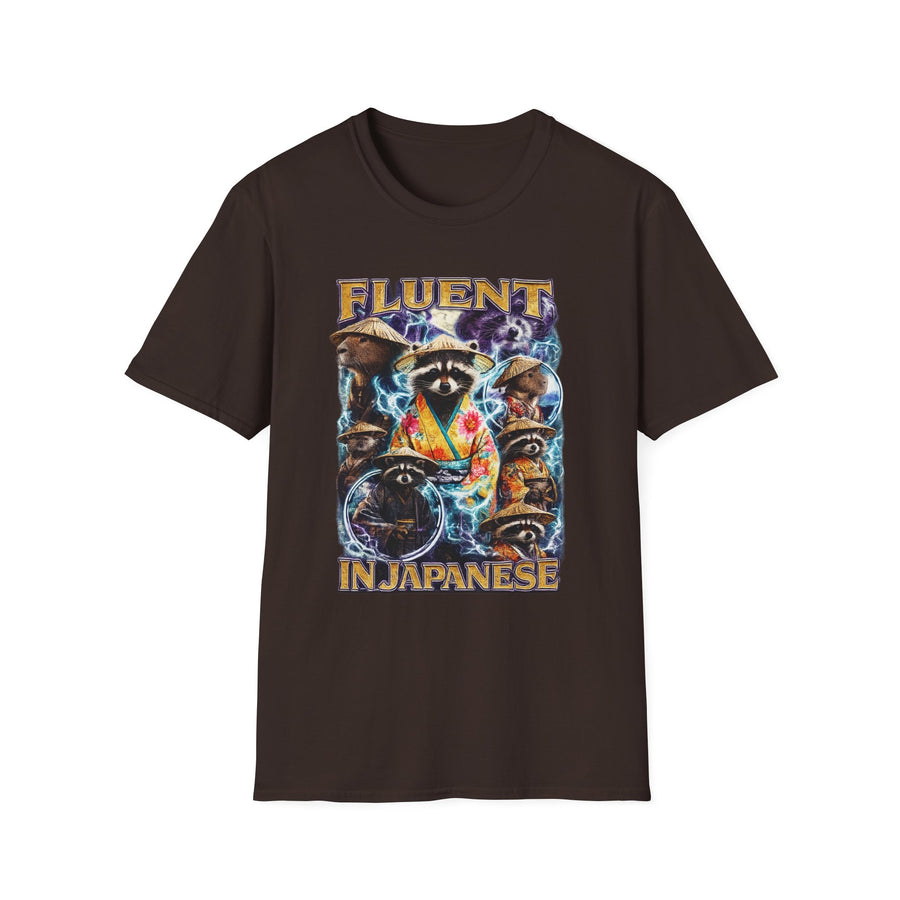 Fluent in Yapenese Dark Humor Streetwear Tee - Front - Alt Color | INKHAUS