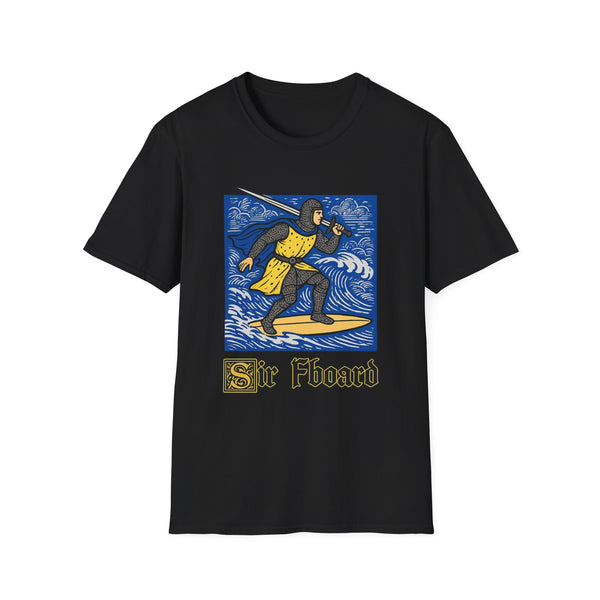 Sir Fboard Dark Humor Wordplay Graphic Tee - Front View | INKHAUS