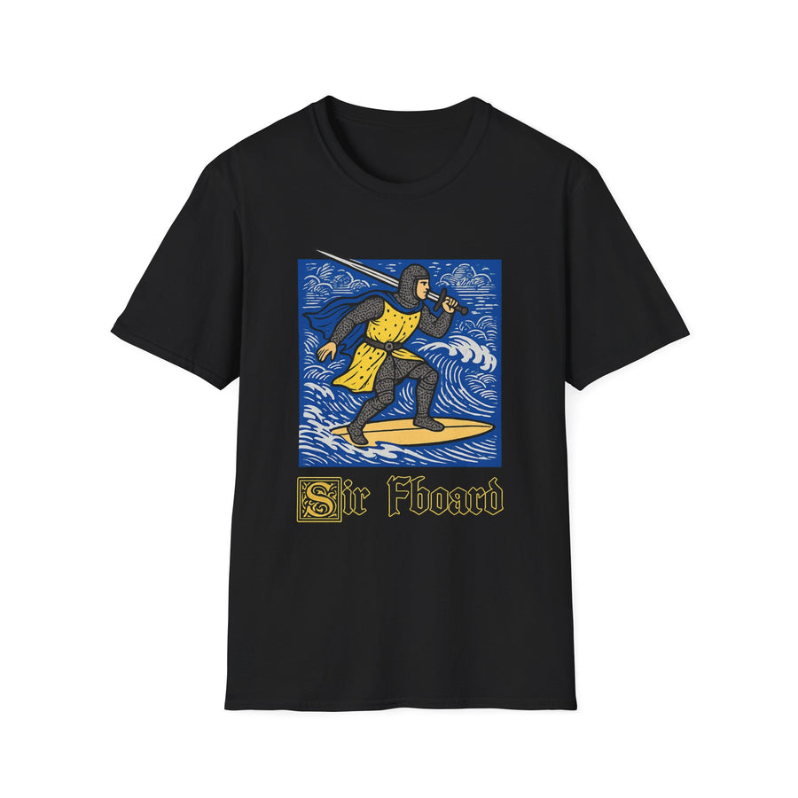 Sir Fboard Dark Humor Wordplay Graphic Tee - Front View | INKHAUS