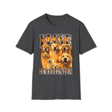 I Love Dumb Blondes Dark Humor Graphic Tee - Back View | INKHAUS