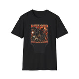 Rizz God I Can't Speak to Women Graphic Tee - Front View | INKHAUS