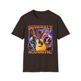 Severely Acoustic Original Dark Humor Graphic Tee - Front - Alt Color | INKHAUS