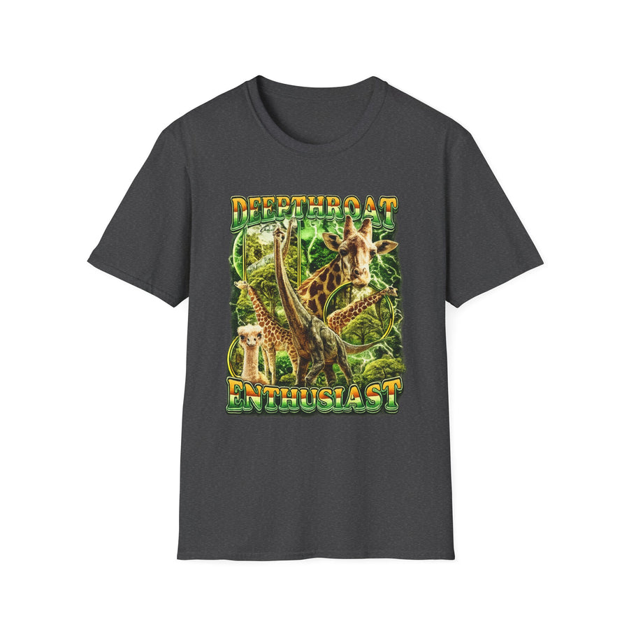 Deepthroat Enthusiast Dark Humor Graphic Tee - Back - Alt Color | INKHAUS
