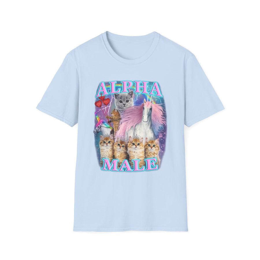 Alpha Male OG Oversized Graphic Tee - Lifestyle View | INKHAUS