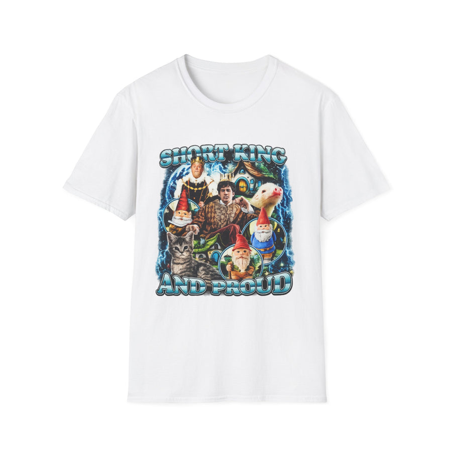 Short King and Proud t-shirt
