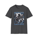 Human by Chance Alpha by Choice Gym Graphic Tee - Back - Alt Color | INKHAUS