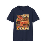 Sirloin Retro Steak Humor Graphic Tee - Detail Shot | INKHAUS