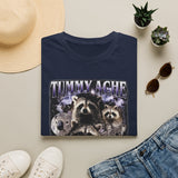 Tummy Ache Survivor Dark Humor Graphic Tee - Detail Shot | INKHAUS