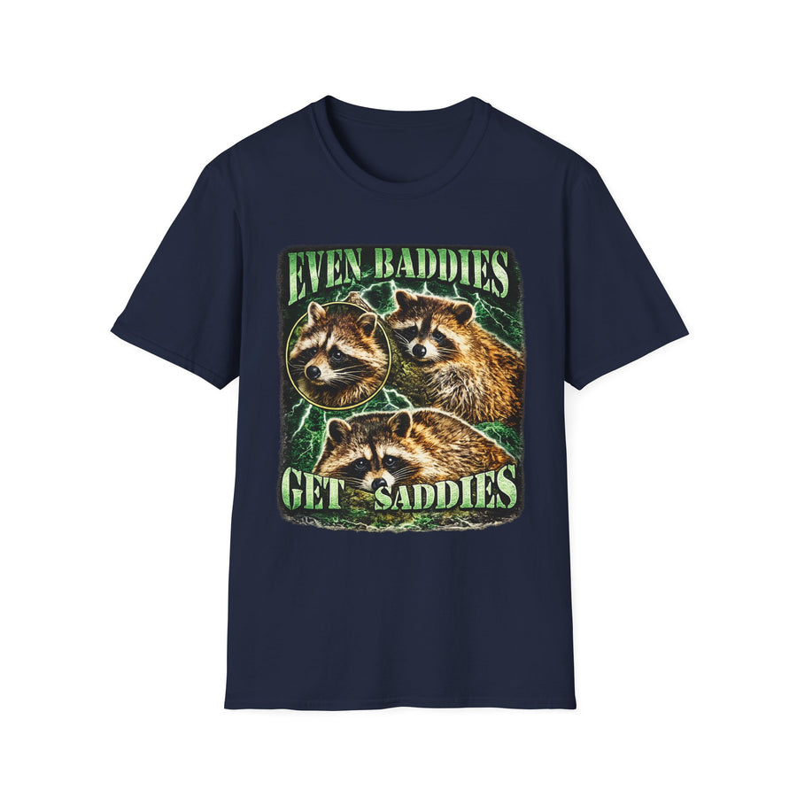 Even Baddies Get Saddies Empowerment Tee - Detail Shot | INKHAUS