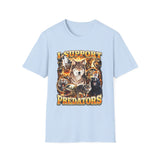 I Support Predators Wolf Funny Wildlife Tee - Lifestyle View | INKHAUS