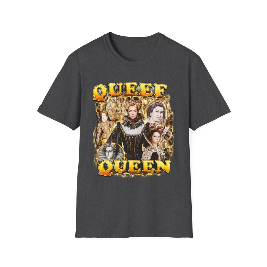 Queef Queen Dark Humor Graphic Tee - Back - Alt Color | INKHAUS