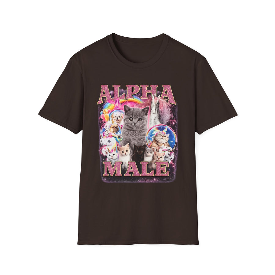 Alpha Male Heavyweight Streetwear Tee - Front - Alt Color | INKHAUS