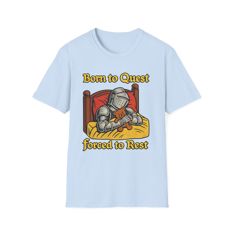 Born to Quest Oversized Fantasy Graphic Tee - Lifestyle View | INKHAUS