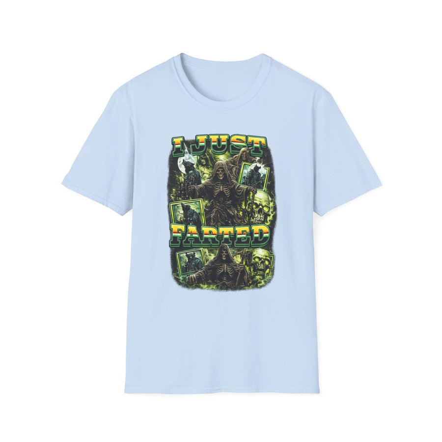 I Just Farted Dark Humor Graphic Tee - Lifestyle View | INKHAUS