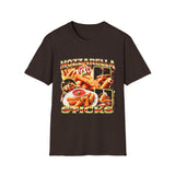 Mozzarella Sticks Funny Food Graphic Tee - Front - Alt Color | INKHAUS