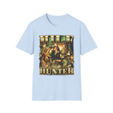MILF Hunter Camo Dark Humor Graphic Tee - Detail Shot | INKHAUS