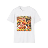 Mozzarella Sticks Funny Food Graphic Tee - Back View | INKHAUS