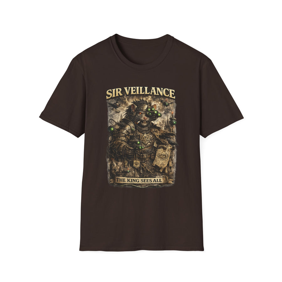 Sir Veillance Surveillance Knight Graphic Tee - Front - Alt Color | INKHAUS