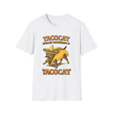 Tacocat Palindrome Funny Foodie Graphic Tee - Back View | INKHAUS