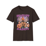 Deadlift Daddy Gym Oversized Graphic Tee - Front - Alt Color | INKHAUS