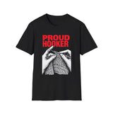 Proud Hooker Fishing Humor Graphic Tee - Front View | INKHAUS