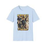 Morbidly a Beast Dark Humor Graphic Tee - Lifestyle View | INKHAUS