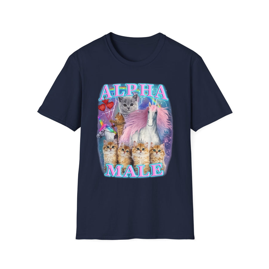 Alpha Male OG Oversized Graphic Tee - Detail Shot | INKHAUS