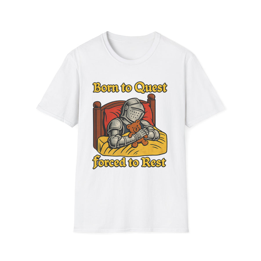 Born to Quest Oversized Fantasy Graphic Tee - Back View | INKHAUS