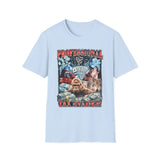 Professional Tax Evader Dark Humor Graphic Tee - Lifestyle View | INKHAUS