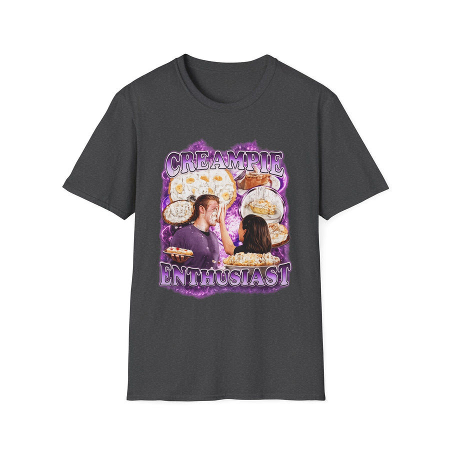 Creampie Enthusiast Funny Food Graphic Tee - Back - Alt Color | INKHAUS