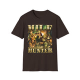 MILF Hunter Camo Dark Humor Graphic Tee - Front - Alt Color | INKHAUS