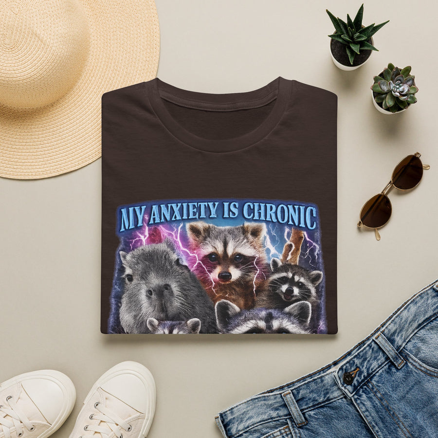 My Anxiety is Chronic My Ass is Iconic Tee - Front - Alt Color | INKHAUS