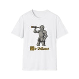 Sir Veillance Medieval Humor Streetwear Tee - Back View | INKHAUS