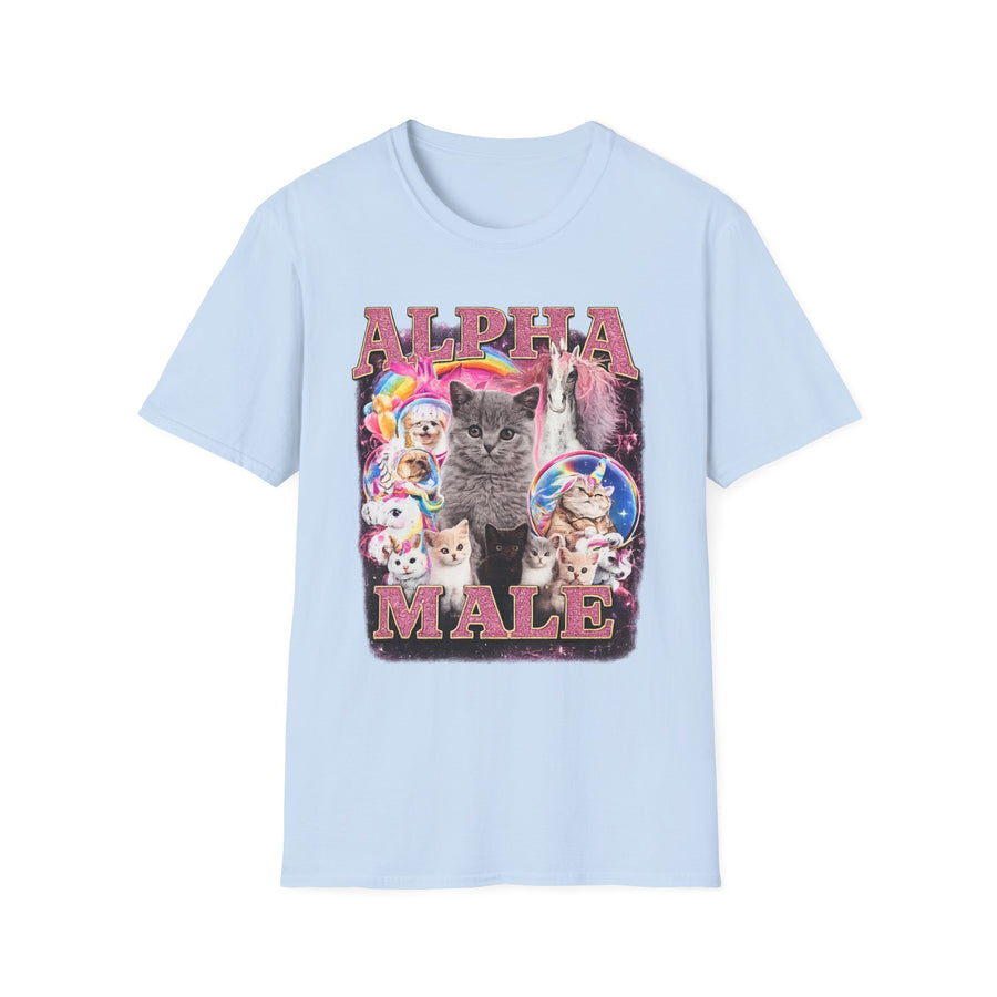 Alpha Male Heavyweight Streetwear Tee - Lifestyle View | INKHAUS
