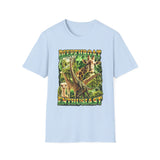 Deepthroat Enthusiast Dark Humor Graphic Tee - Lifestyle View | INKHAUS